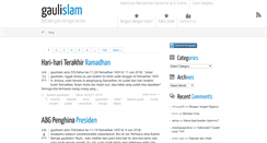 Desktop Screenshot of gaulislam.com