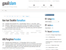 Tablet Screenshot of gaulislam.com